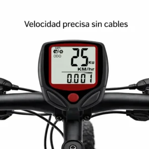 Velocímetro Bicicleta Inalámbrico Impermeable Pantalla Digital Precisa
