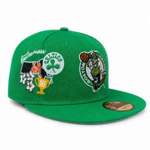 Gorra Boston Celtics New Era 9FIFTY Snapback Verde NBA Bordada Ajustable Premium