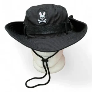 Sombrero Tipo Safari Conejo Negro