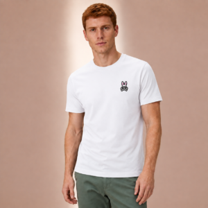 Camiseta Conejo Malo para Hombre – Cuello Redondo Algodón Licrado 200 g