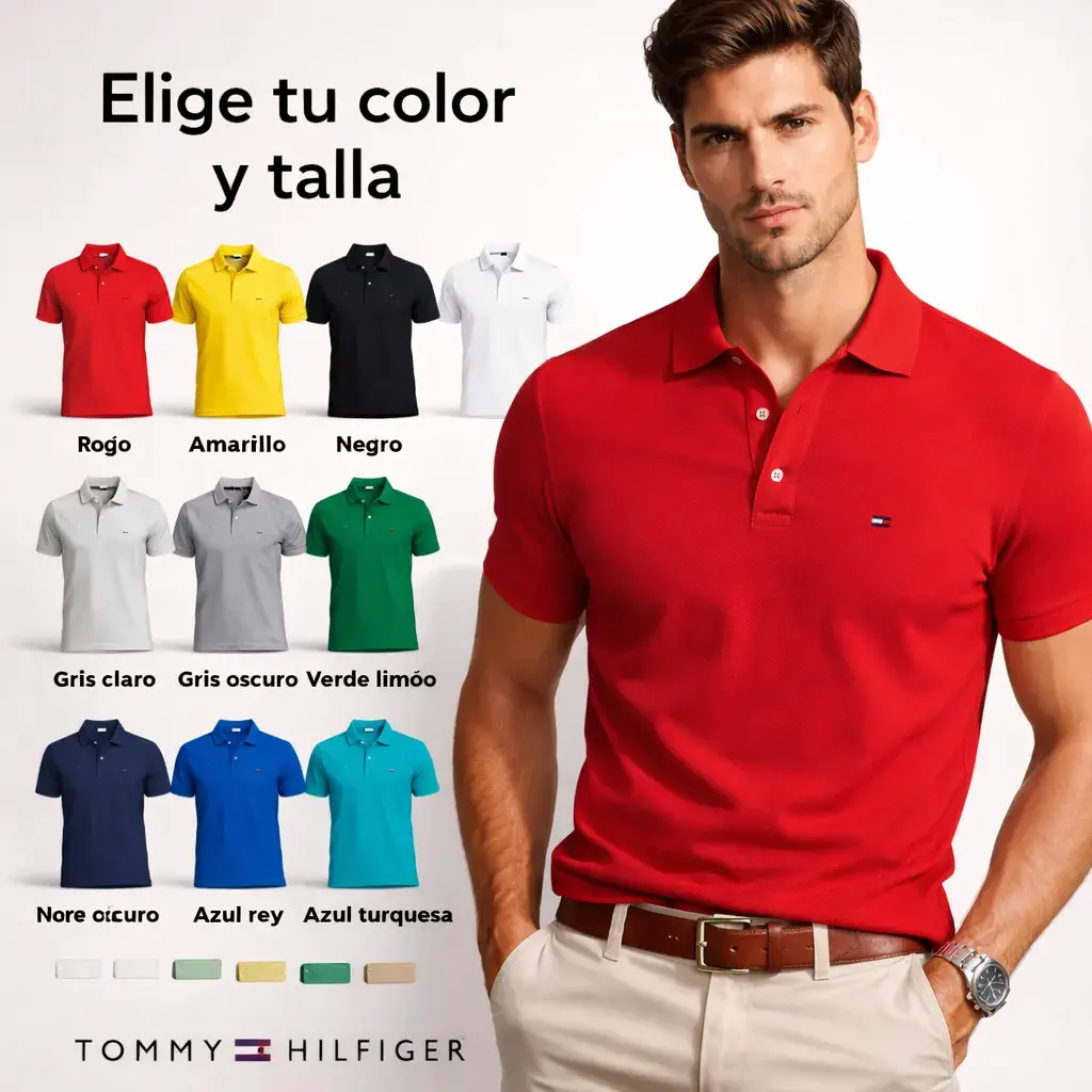 Camiseta Polo Tommy Clasica