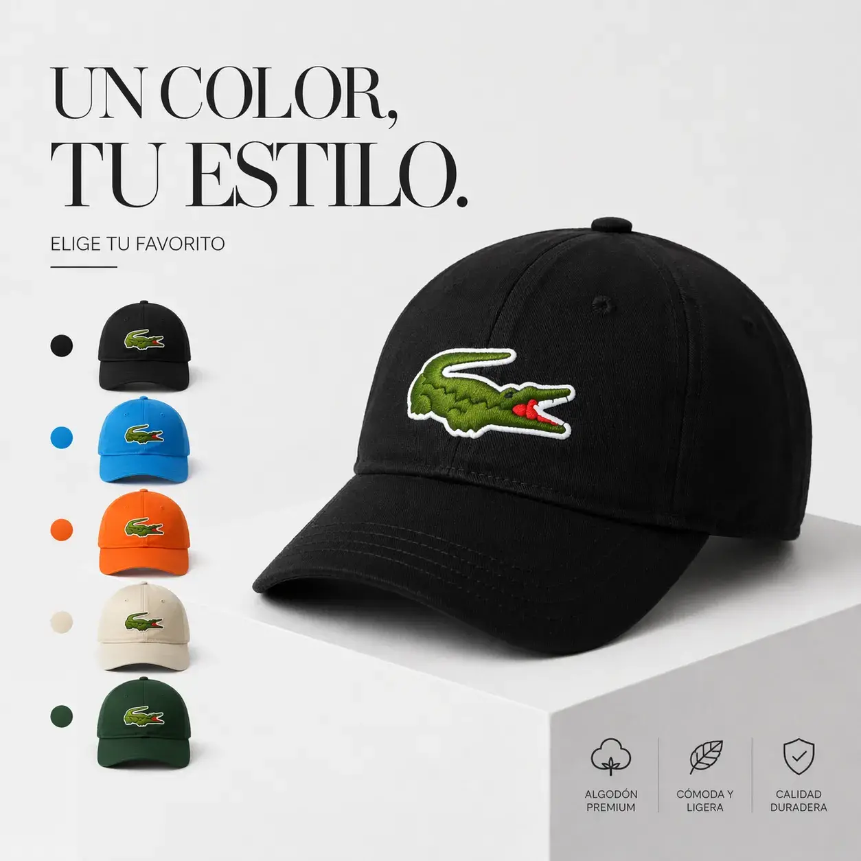 Gorra Estilo Big Lagarto Multicolor