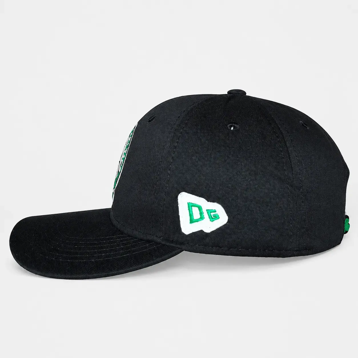 Gorra Boston Celtics Negra Snapback Visera Curva Logo Bordado Ajustable Premium - Image 12