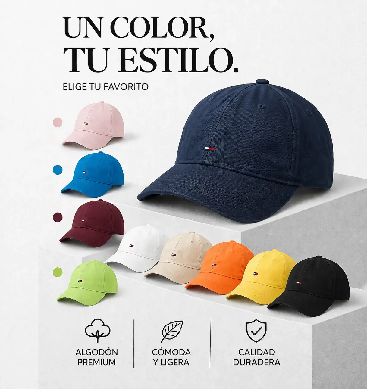 Gorra Básica Premium Ajustable