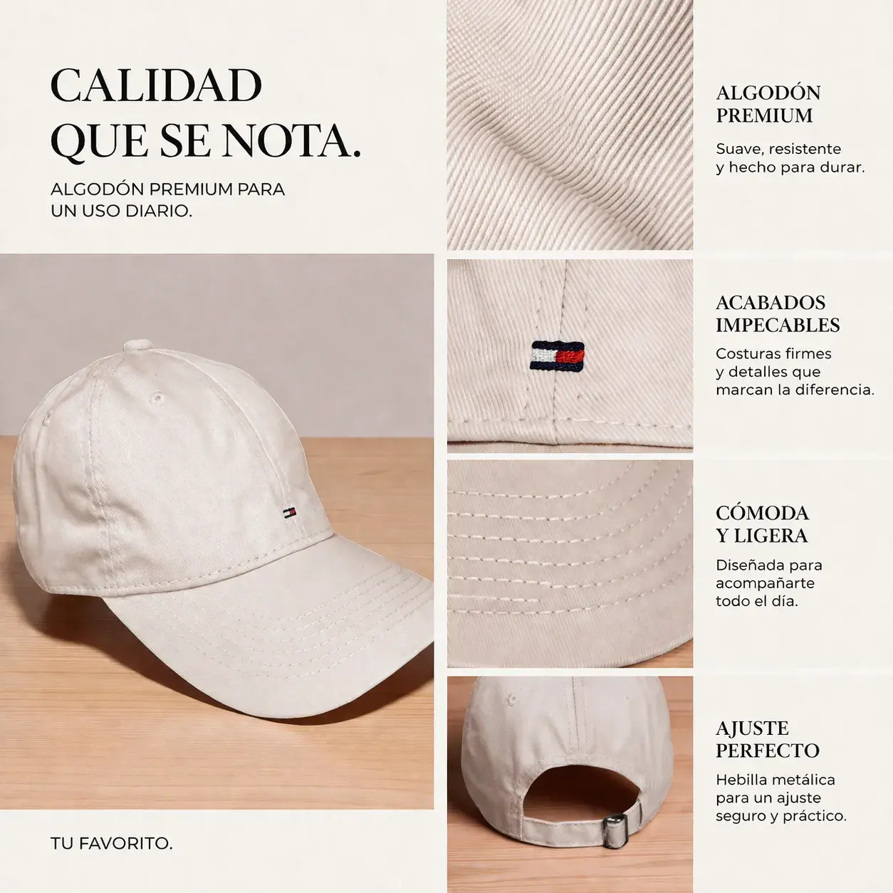 Gorra Básica Premium Ajustable - Image 4