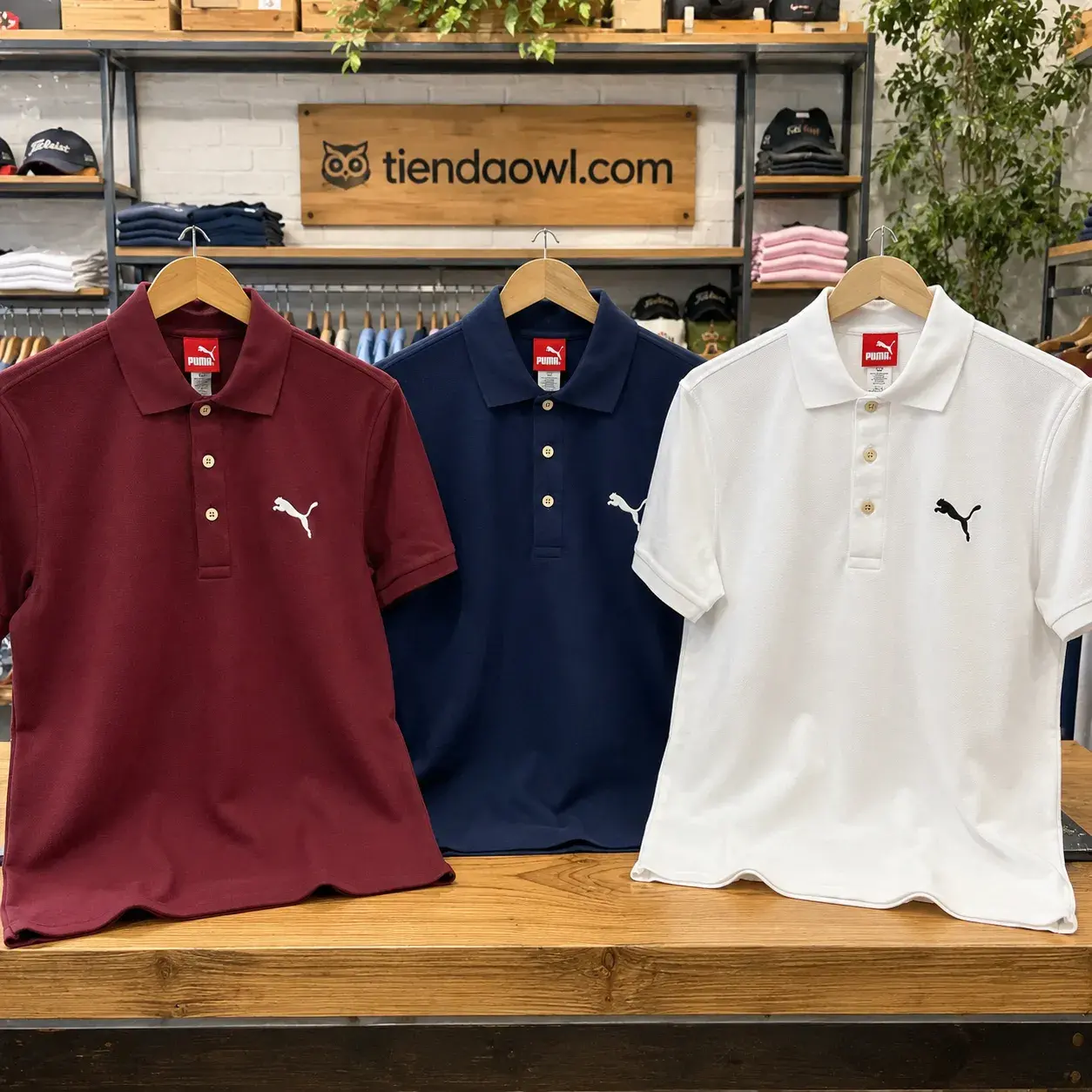 Camiseta Polo Puma Hombre Logo Bordado Efecto 3D Alta Calidad - Image 3