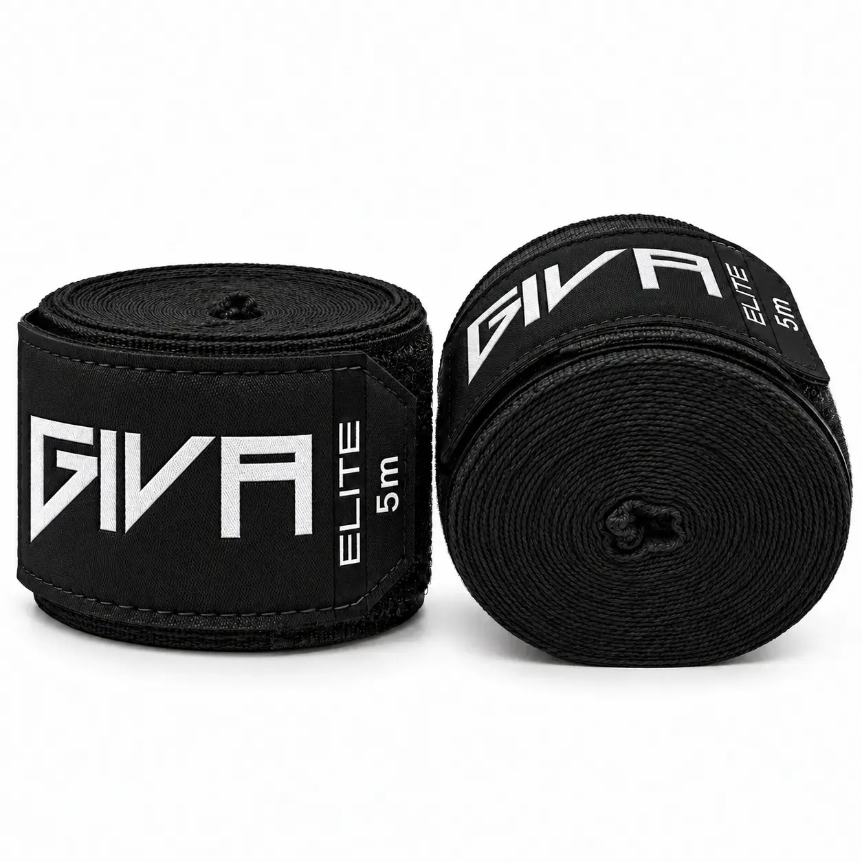 Venda de boxeo GIVA Elite VBX-014 negra de 5 metros pack x2